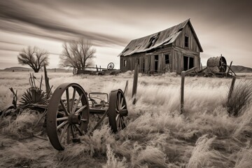 Canvas Print - Rustic scenes - Generative AI