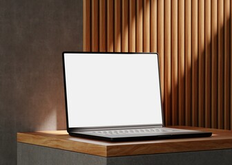 Wall Mural - responsive web design and website mockup, devices mock up, smartphone desktop tablet laptop template