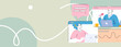© Lyn Lee - Flat vector illustration of business people operating work scene