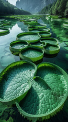 Poster - water lily in the pond