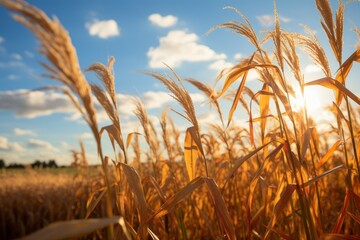 Canvas Print - Cornfields - Generative AI