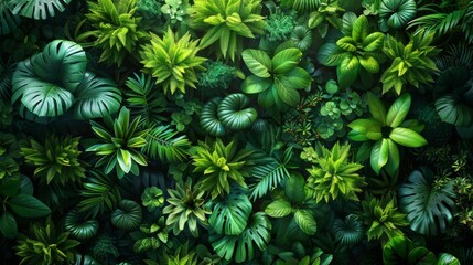 This top-view perspective offers a serene glimpse into the heart of the rainforest, where the rustle of leaves and the gentle sway of branches create a mesmerizing symphony of motion.