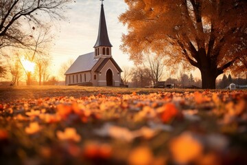 Poster - Country churches - Generative AI