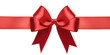 © KiranHarak - Red Ribbon Bow For Gift Packaging Isolated On Transparent Background