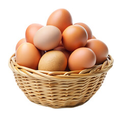 Poster - eggs in a basket