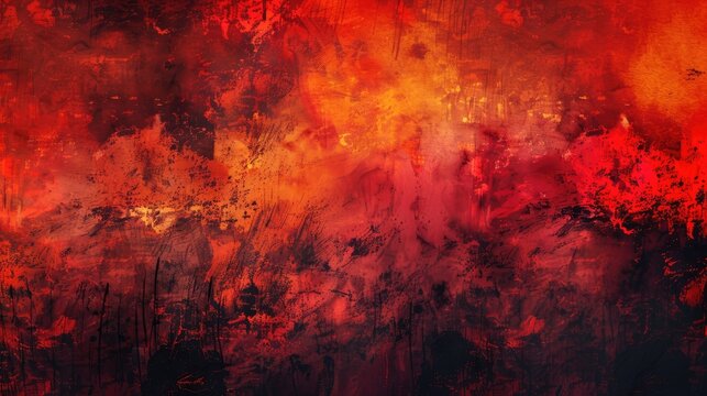 dynamic grunge with red glow background and hot modern effect bloody fire with aggressive tone and a