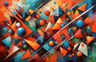 Wall Mural - abstract background