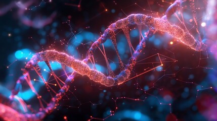 human DNA illustration background