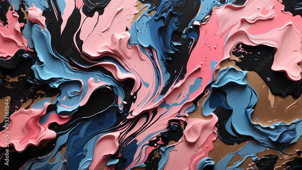 Abstract colorful acrylic paint background design for wallpaper Stock ...