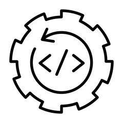 An icon representing a legacy system.