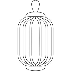 Sticker - Lampion Lantern Icon