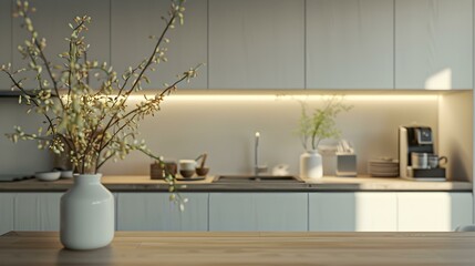 Sticker - kitchen minimalist white img