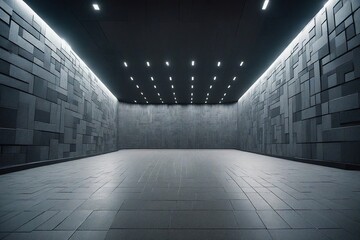 Wall Mural - tunnel with light