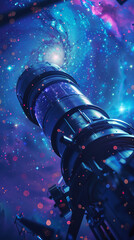 Wall Mural - discovering the cosmos: space telescope images of distant galaxies