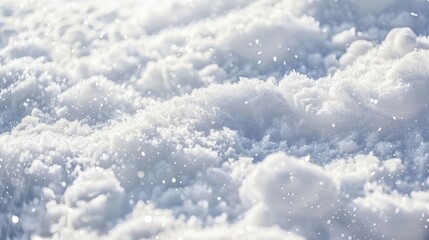 Sticker - Abstract white snow background texture