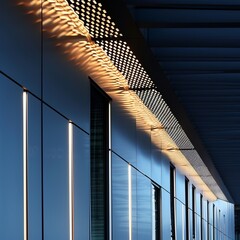 Wall Mural - office building in night