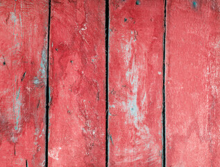 Wall Mural - Vintage wooden dark red boards