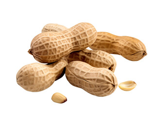 Poster - a group of peanuts and a shell