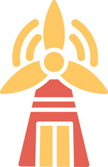 Poster - Turbine Vector Icon