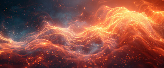 Wall Mural - abstract digital background suitable for text