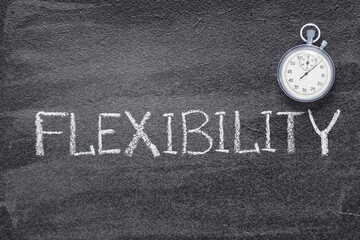Wall Mural - flexibility word watch