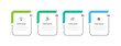 © Haris - Design template infographic vector element with 4 step process