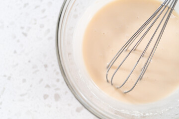 Poster - Simple vanilla bundt cake from box cake