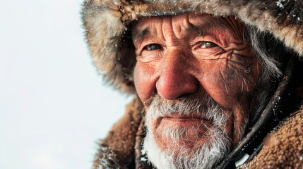 Wall Mural - portrait of an old  man