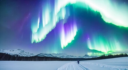 photographer taking photos of the northern lights