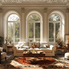 Wall Mural - Living room