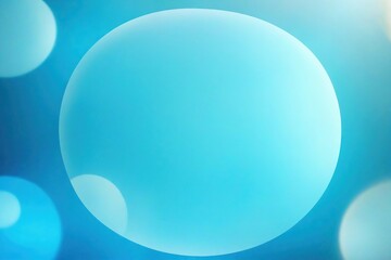 Wall Mural - blue bubble background