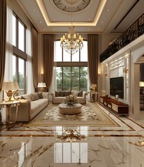 Wall Mural - Luxury Living Room