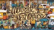 © Stock - World Post Office Day (Illustration-typography);