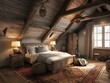 © Saif - Cozy Bedroom with Rustic Design Elements