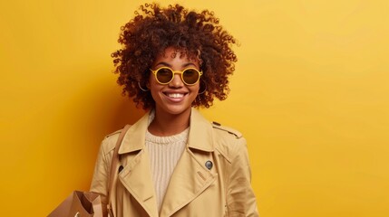 Sticker - The Woman in Yellow Sunglasses