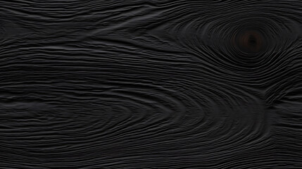 Black wood background, black pine plank