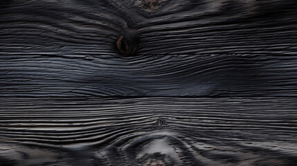 Black wood background, black pine plank