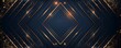 © Georgii - Dark blue background with gold accents and geometric patterns for elegant designs