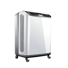 Powerful Large Room Dehumidifier With Digital Display, Isolated on a Transparent Background, Graphic Resource
