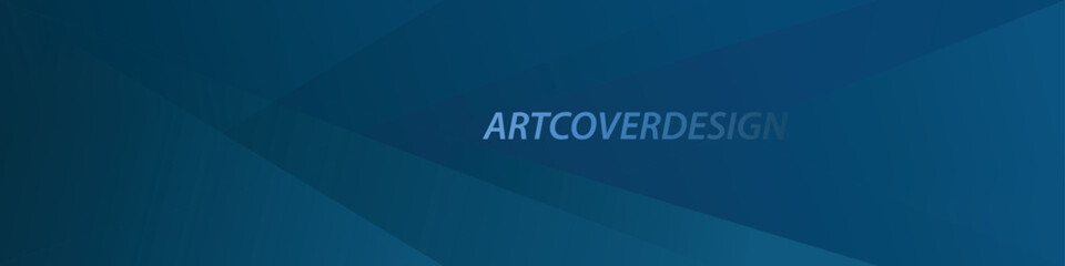 wide web business banner., dark blue, shiny gradient geometric background. minimal business cover design