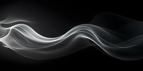 Wall Mural - White Smoke Abstract Background for Creative Concepts. Concept Abstract Art, Unique Background, Creative Concepts, White Smoke Texture
