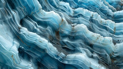 Wall Mural - Abstract Glacier Patterns, Detailed close-ups of glacier patterns creating natural abstract designs