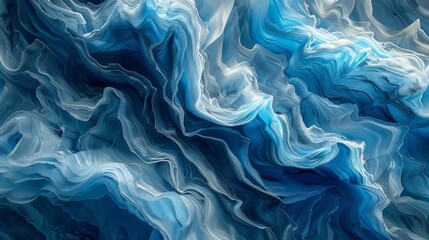 Abstract Glacier Textures, Close-up images of glacier textures forming intricate abstract patterns