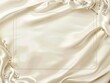 © pawimon - Ivory Template A rectangular ivory frame with thin silver lines and pearl motifs at each edge The background is a light ivory silk texture This luxurious template is perfect for el