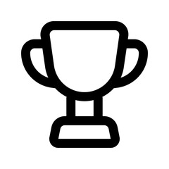 trophy line icon