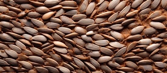 Aufkleber - Background texture of a plant seed with dry characteristics highlighted; includes copy space image.