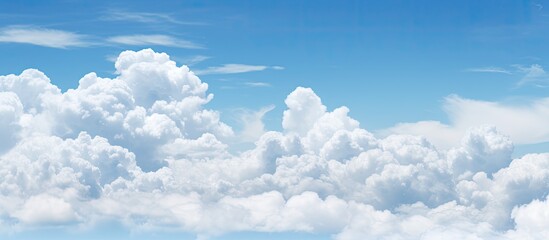 Poster - Cloudy sky with copy space image.