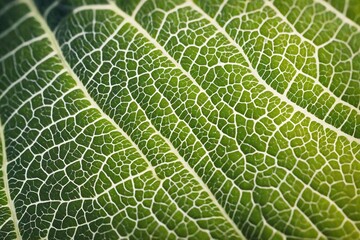 Canvas Print - green leaf macro