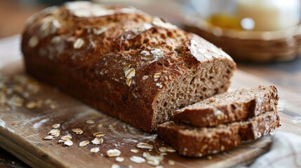 Wall Mural - Healthy bakery item whole grain bread