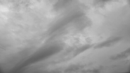 Wall Mural - Time lapse of dark sky with storm clouds
